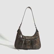 8.2-Melade Underarm Women's 2026 New Style Retro Women's One-Shoulder Messenger j Fashion Crescent B