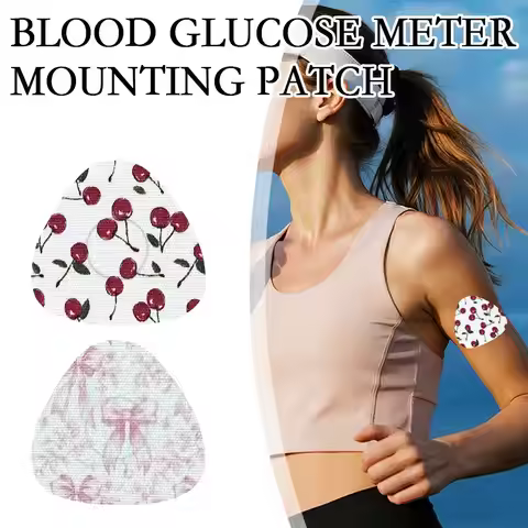 30Pcs CGM Glucose Monitor Sensor Adhesive Patches Waterproof Sweatproof Breathable Continuous Glucos