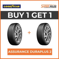 2pcs GOODYEAR 175/65R14 ASSURANCE DURAPLUS 2 82H Car Tires