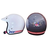 SGV99 STRIPE SGV 99 GREY SGV 99 WHITE SGV NEW DESIGN HELMET SGV 99 HELMET NEW