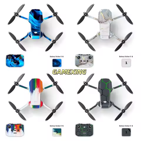 Skin Sticker for DJI Mavic Mini 2 Decorative Vinyl Decal Full Set Cover Wrap for DJI Mavic Accessori