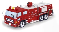 3D Papercraft Mobil Truk Pemadam Kebakaran Pola Kertas DIY