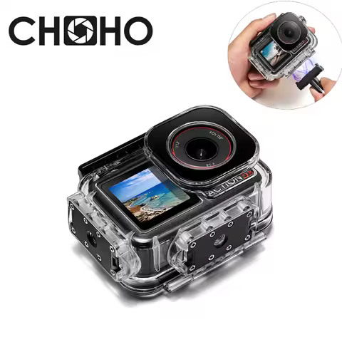 For DJI Osmo Action 5Pro Accessories 45M Diving Waterproof Case Housing Magnet Mount UnderWater For 