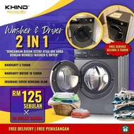 Khind 2 In 1 Washer Dryer