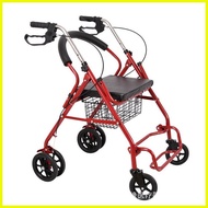 【hot sale】 Adult Medical Walker Rollator with seat, wheels and foldable footrest