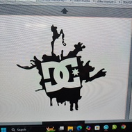 DC LOGO STICKER CUTTING STICKER