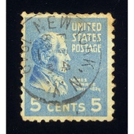 Old Stamp U.s 5 CENTS Stamped