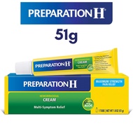 Preparation H Hemorrhoid Multi Symptom Relief Treatment Cream with Aloe 51g
