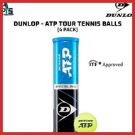 DUNLOP (PADEL) TENNIS BALLS ATP TOURDUNLOP CONTENTS 4 (NEW, VIRAL, CURRENT SPORTS)