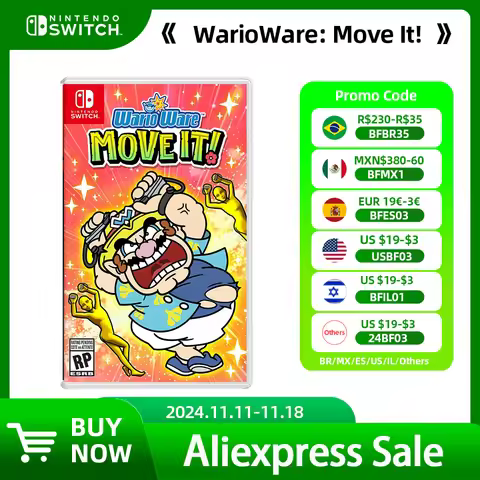 WarioWare Move It - Nintendo Switch Game Deals 100% Original Physical Game Card Party Genre Switch G