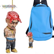 TRACYILLOIAN Rapper Hanging Ornament, Hip Hop Brothers Rapper Classic Posture Car Pendant, Interesti