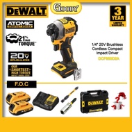 DEWALT Atomic DCF850D2A 6.35mm ( 1/4" ) 20V Brushless Cordless Compact Impact Driver 2B1C ( DCF850D2