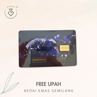 [Kedai Emas Gemilang] 800808 1.00G Amethyst Gold Bar (Ap10541) (0.85Cm) (1G) [999 Gold]