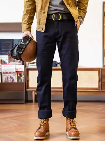 Red Tornado 14.5oz Slim Fit Jeans for Men Selvedge Raw Denim 511 & GT Shape 2 Colors