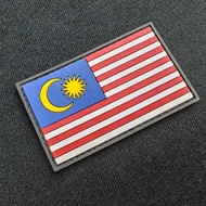 Patch PGA Bendera Malaysia Saiz 7.5 x 4.5 cm