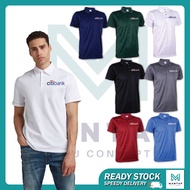 CITIBANK POLO TRAVEL JERSEY CITI BAJU BERKOLAR QUICK DRY COLLAR SHIRT OFFICE WORKER UNIFORM TSHIRT S