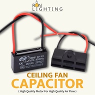 Fan Start Capacitor 440-450V CBB61 Oil Absorption Range Fan Start Capacitance Kapasitor Kipas Siling