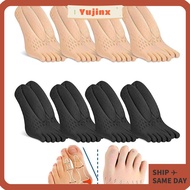 YUJINX 2Pair Five Finger Socks Invisible  Thin Projoint Antibunions Health Sock