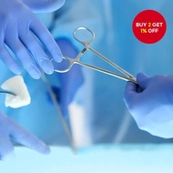 New Hemostatic Forceps Medical Stainless Steel Surgical Forceps Needle Holding Instruments Curved an