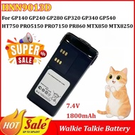 HNN9013D 7.4V 1800mAh Walkie Talkie Battery for GP140 GP240 GP280 GP320 GP340 GP540 HT750 PRO5150 PR