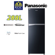 Panasonic 288L Inverter Fridge 2-Door Top Freezer Refrigerator NR-TV301BPKM