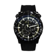 Alexandre Christie Men's Multifunction Black Silicone Strap Authentic Watch 6289MCRIPBAYL