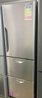 三門🦩雪櫃 日立牌 香檳金色 可自動制冰 包送貨安裝Refrigerator 二手電器