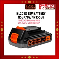 BLACK &amp; DECKER BL2018 18V 2.0Ah Battery N587782 / N715588 FOR BDCHD18K Hammer Drill &amp; GWC1820PCF Cordless Blower