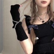 y2k y2k Accessories y2k Sleeve y2k Gloves y3k Asian Culture Knitted Warm y2k Hot Girl Dark Style Win