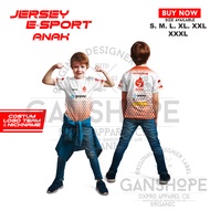 KAOS JERSEY ANAK ESPORT GAMING AURA RRQ EVOS NECS BTR