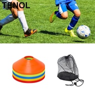 TENOL Disc Cones Sturdy Agility Soccer Cones for Basketball Soccer Sports Training