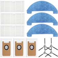 Replacement Parts for Loorow AT800 / Giomre AT800 3-in-1 Robot Vacuum Accessories 4 Side Brush 3 HEP