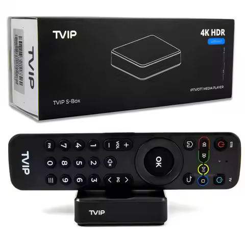 [My]2025 New TVIP 710 4K HD Smart TV Box Android 11.0 Amlogic S905W2 H.265 TV Box Support usb wifi M