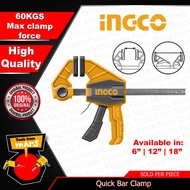 INGCO Quick Bar Clamp 6"  12"  18" SOLD PER PIECE •TOOLS FROM MARS•