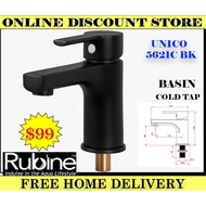 Rubine Basin Cold Tap  Unico 5621C BK | Unico 5621C CH | Unico 5621C WH | Free Delivery |