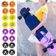 chulisia 4 Pieces Skateboard Wheels,PU  Long Board Wheel High Strength Wheels Skateboard Maintenance