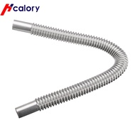Hcalory 60cm Parking Air Heater Tank Diesel Gas Vent Hose Exhaust Gas Outlet Corrugated Round Pipe Car Heater Parts