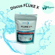 Aquarium Discus X Fluke X for FISH TREATMENT / Fish Medicine / Fresh water and Marine Aquariums 20g