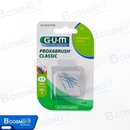 mobile4289shop หัวเปลี่ยนแปรงซอกฟัน ทรงกระบอก412 /  ทรงต้นสน414 G.U.M (1 แพ็ค/8 ชิ้น)