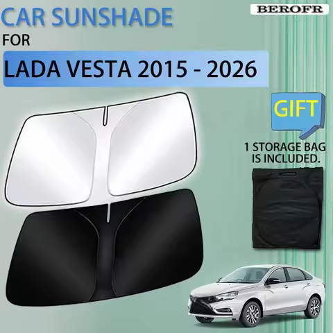 Summer Sunshade For Lada Vesta SW Cross Parts 2015 - 2026 Accessorie Front Window Sun Protector UV S