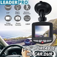 Mini Car DVR Camera LCD FHD Vehicle Blackbox DVR Cam Dash Camera 2.6 inch 1080P HD Video Recorder 12
