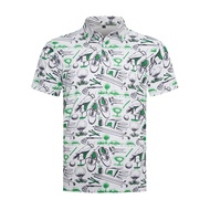 2023 New Style Mens Polo T-Shirt Golf Polo Shirt 3D Printed T-Shirt Hawaiian Style Polo Shirt