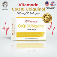 Vitamode CoQ10 Ubiquinol 100mg Heart Care Vascular Health Energy Boost Antioxidant Anti Aging Fertil