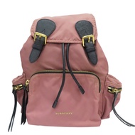 粉色 尼龍 帆布 Rucksack 後背包【BURBERRY 巴寶莉】 4020959
