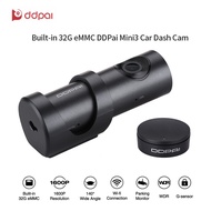 กล้องติดรถยนต์ DDPAI MINI3 ฟรีรีโมทอัจฉริยะบันทึกไร้สาย กล้องบันทึกหน้าเกรดพรีเมี่ยม พร้อมเมมโมรี่ 3