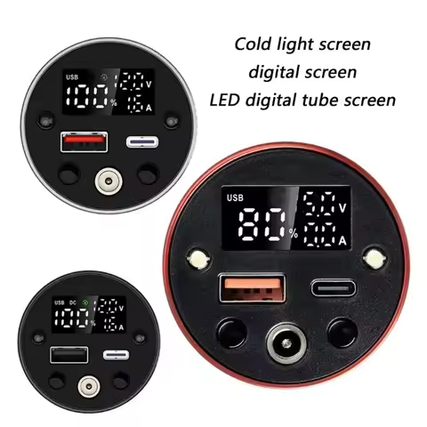 76HD Aluminum Alloy 46950 Battery Case Quick Charging PowerBank Shell Durability Lightweight Portabl