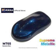 Aikka Supreme Metallic MT65 BYZANCE BLUE Cat Kereta Motor Cat Bancuh Siap/ 2K Car Paint DIY