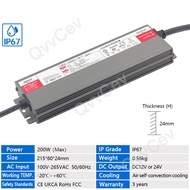 Merlin Irving Shop Waterproof Power Supply Adapter AC 110v 220v to DC 12V 24V IP67 Transformers for