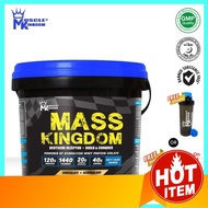 [ Local Ready Stocks ] Mass Kingdom (12lbs) 5.4kg Mass Gainer  Mass Gainer, Weight Gainer, Sizing, H