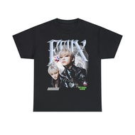 Felix Retro Bootleg T-shirt Stray Kids Fan Clothing K-pop Fashion K-pop Idol Merchandise for Stray K